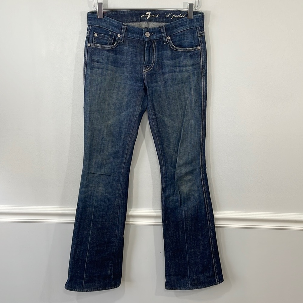 7 for All Mankind Boot Cut A Pocket Jeans sz 26